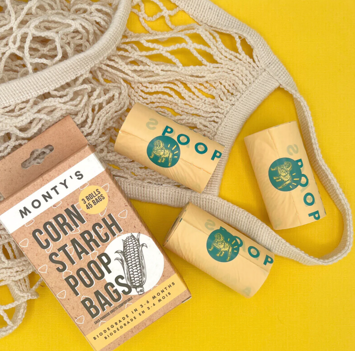 Cornstarch discount poop bags
