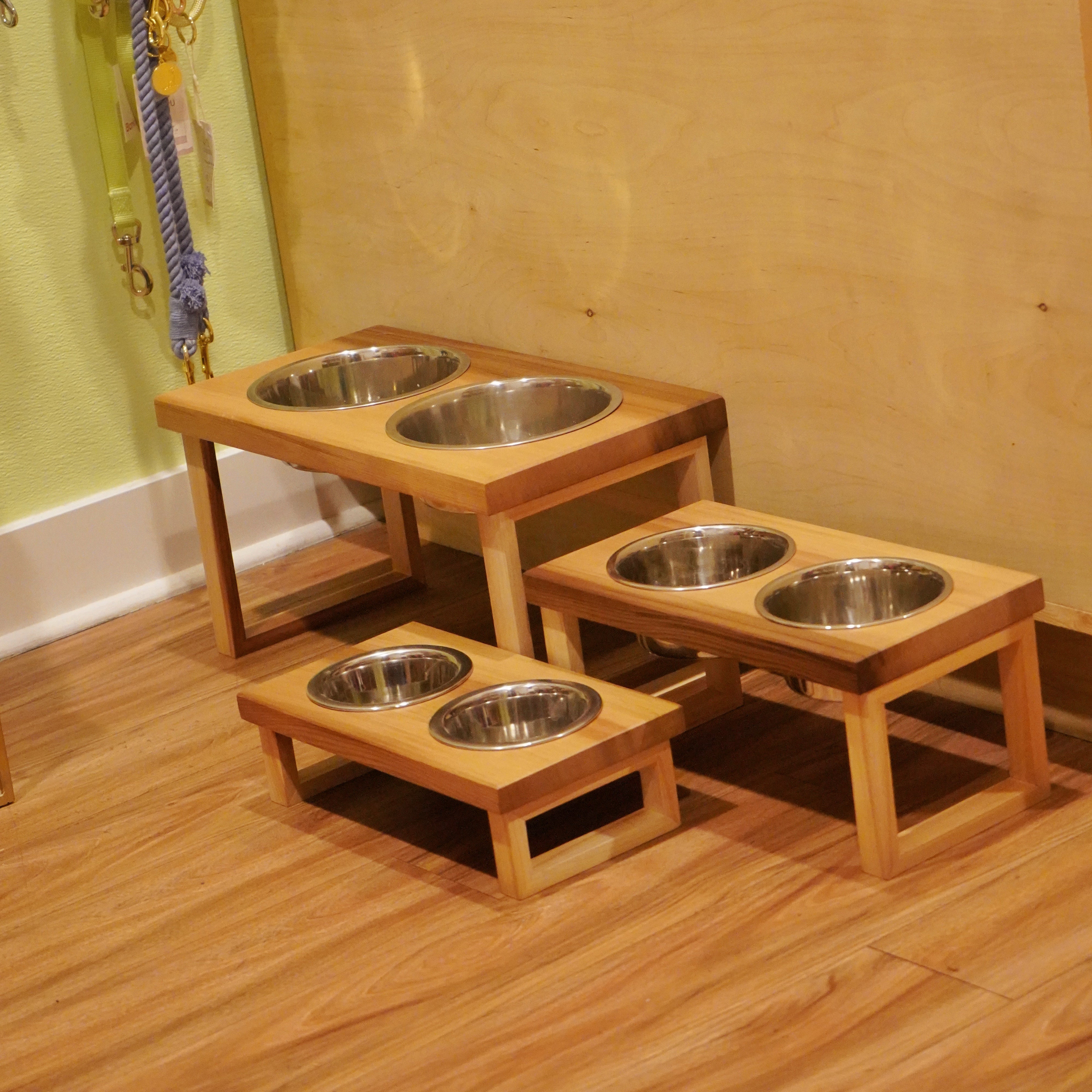 Dog Food Elevated Feeder / Dog Bowl Stand