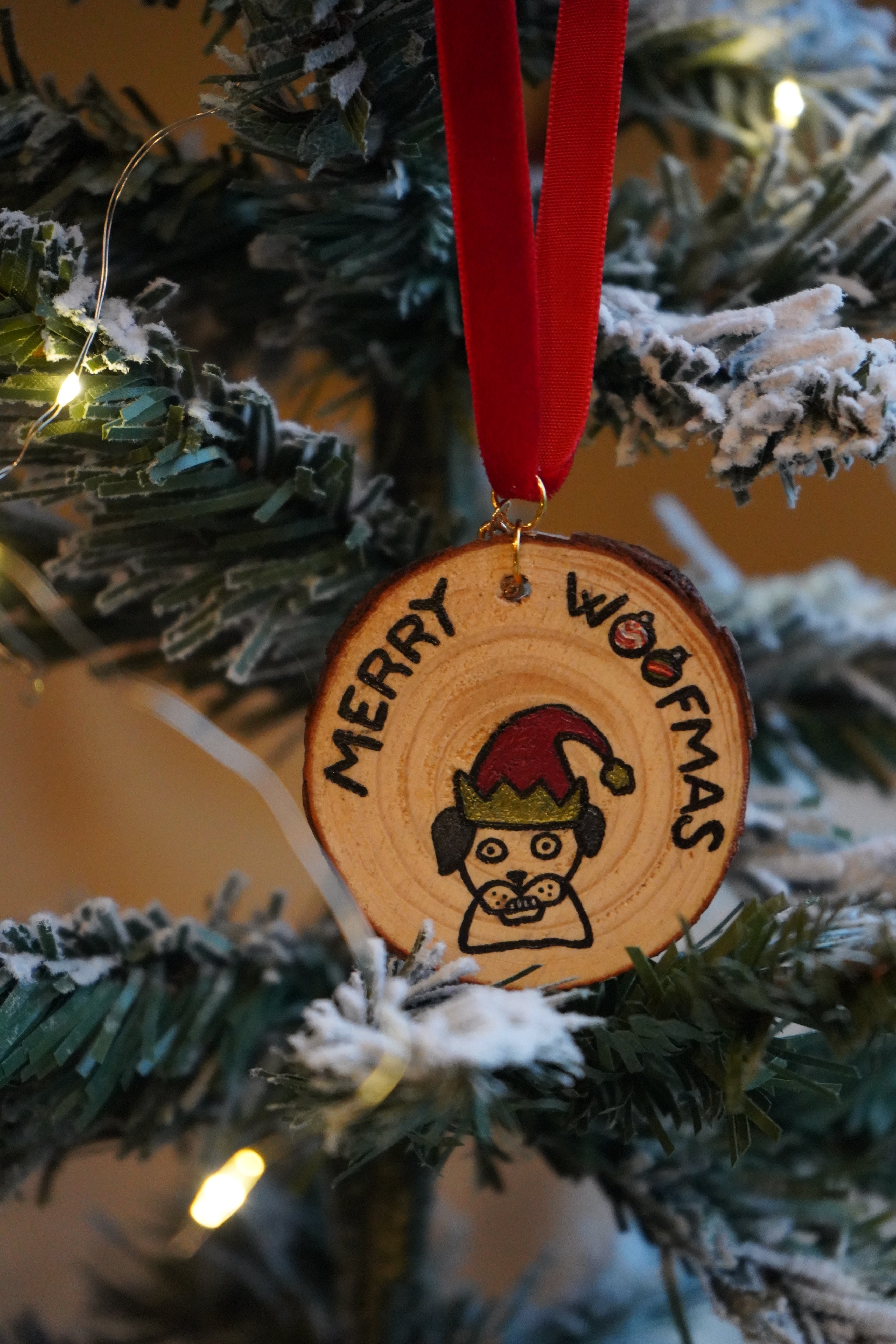 Bad Dog Christmas Ornaments By Risa <3