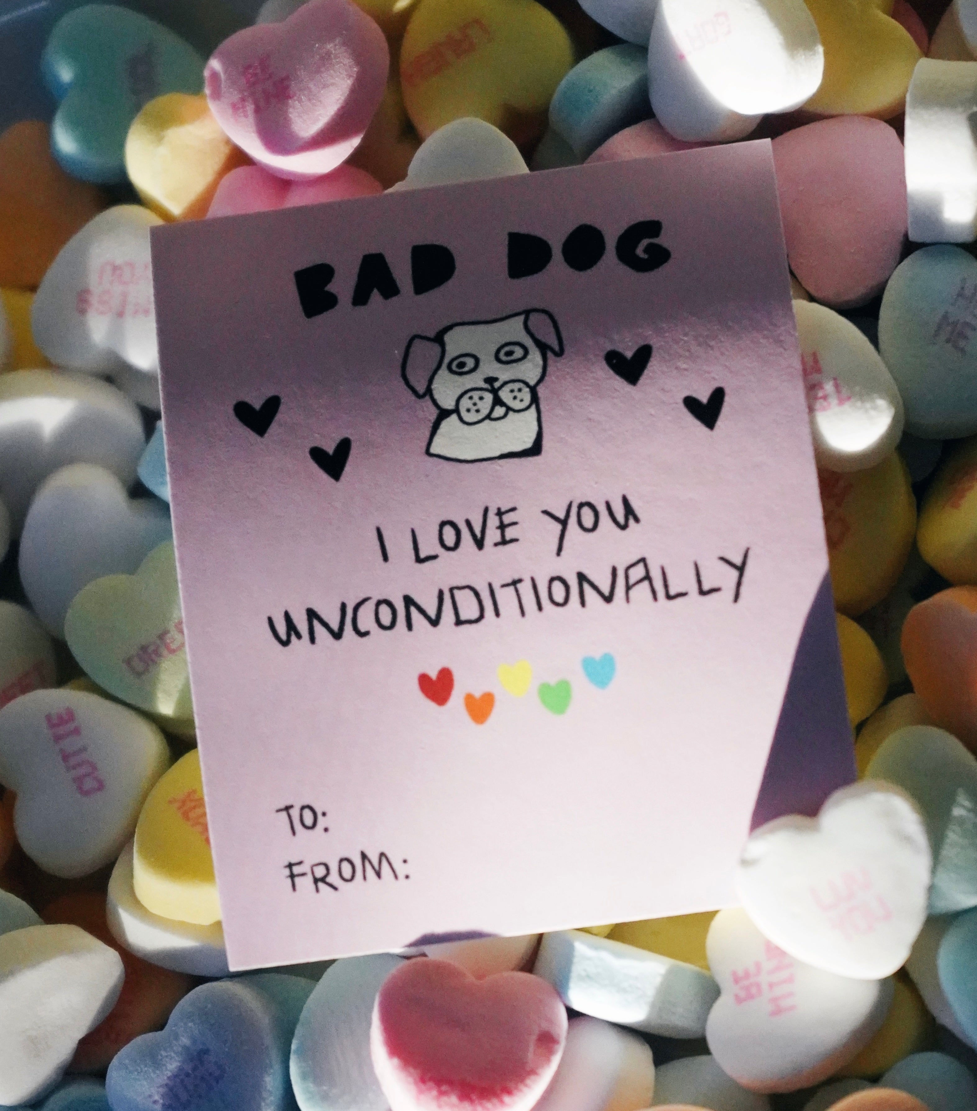 Candy Grams Puppy Valentines