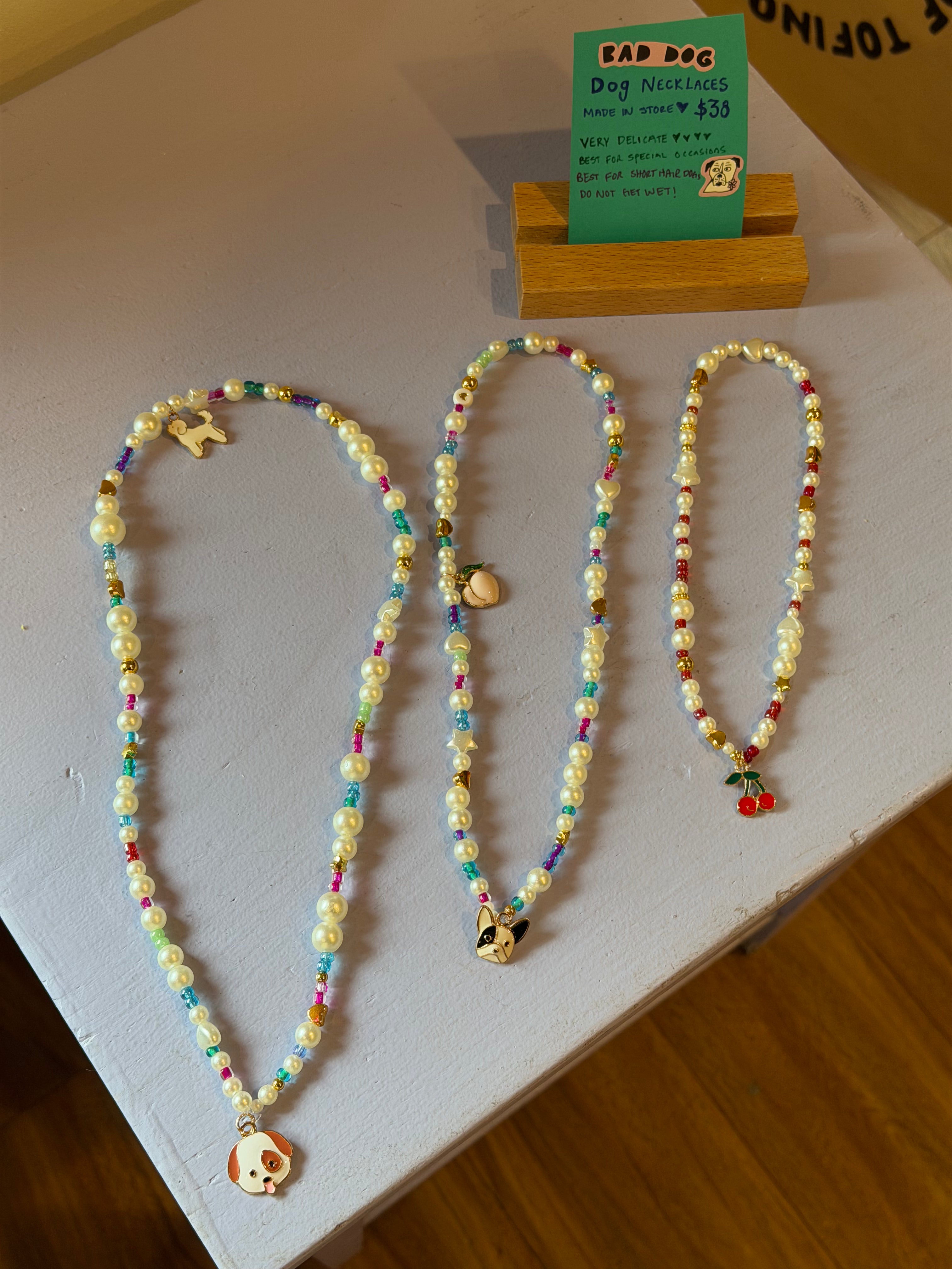 Dog Necklaces Beaded