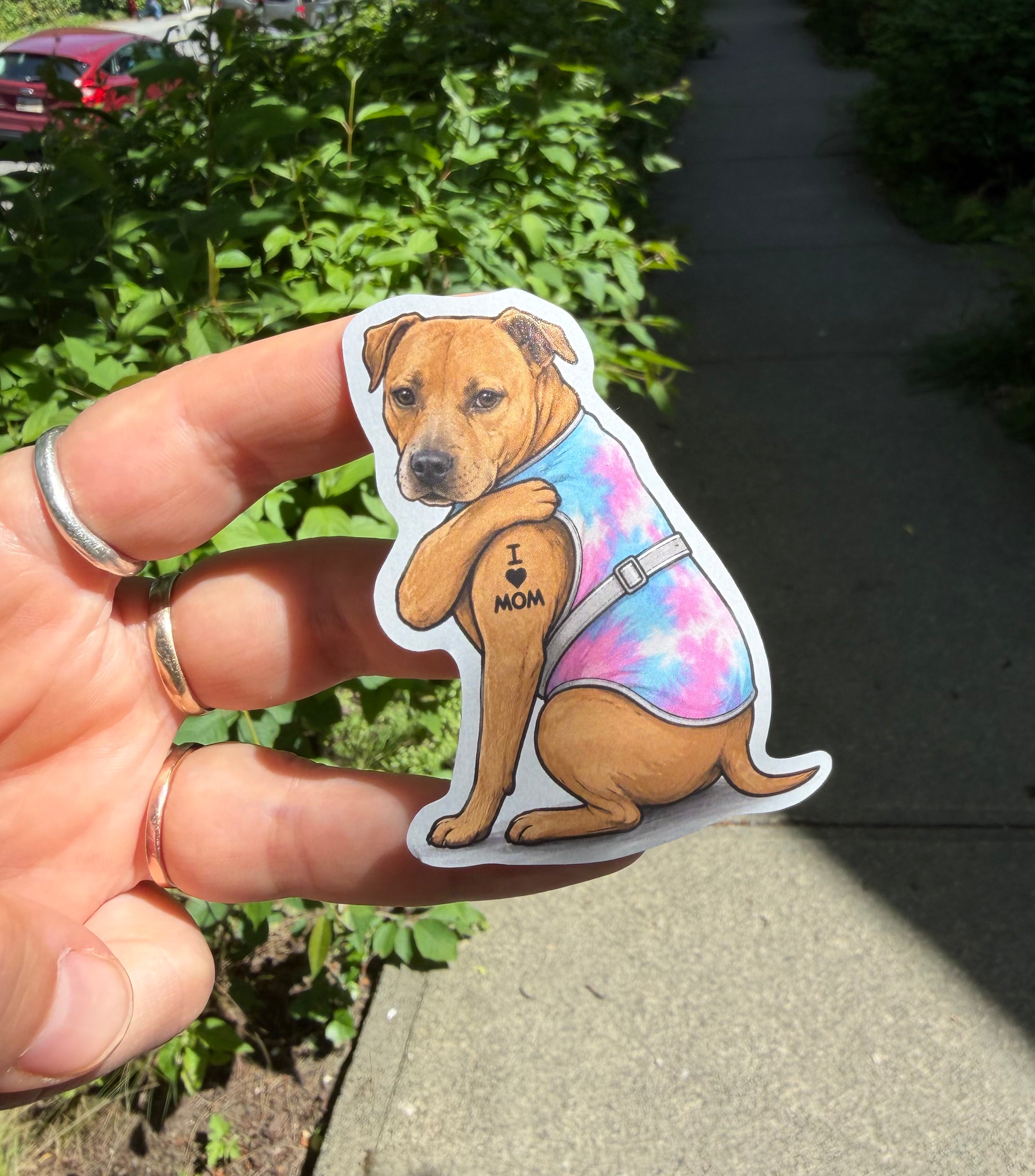 Shortcake Sticker ~ I love mom