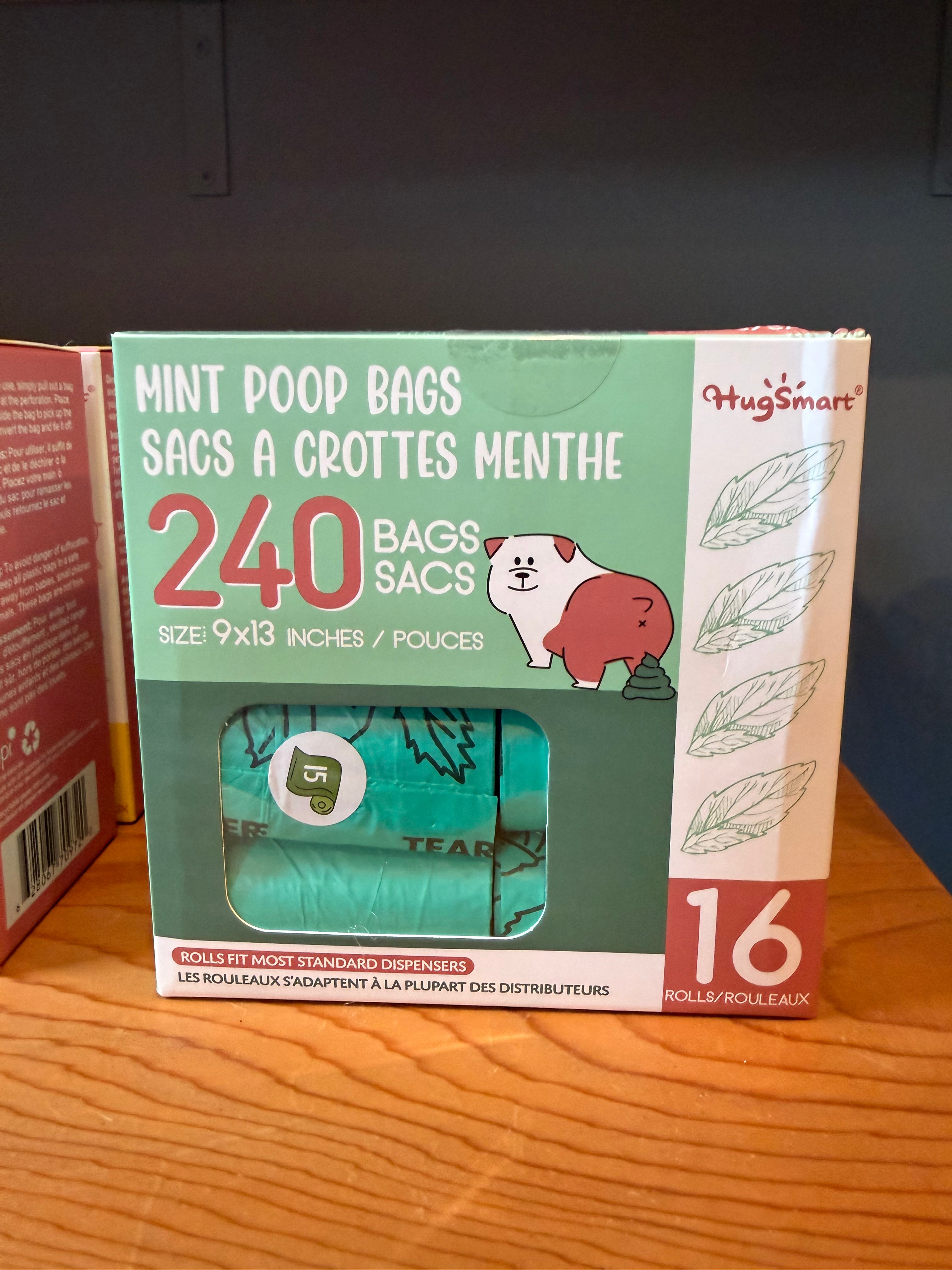 Hugsmart 120 Poop Bags Scented 16 pack