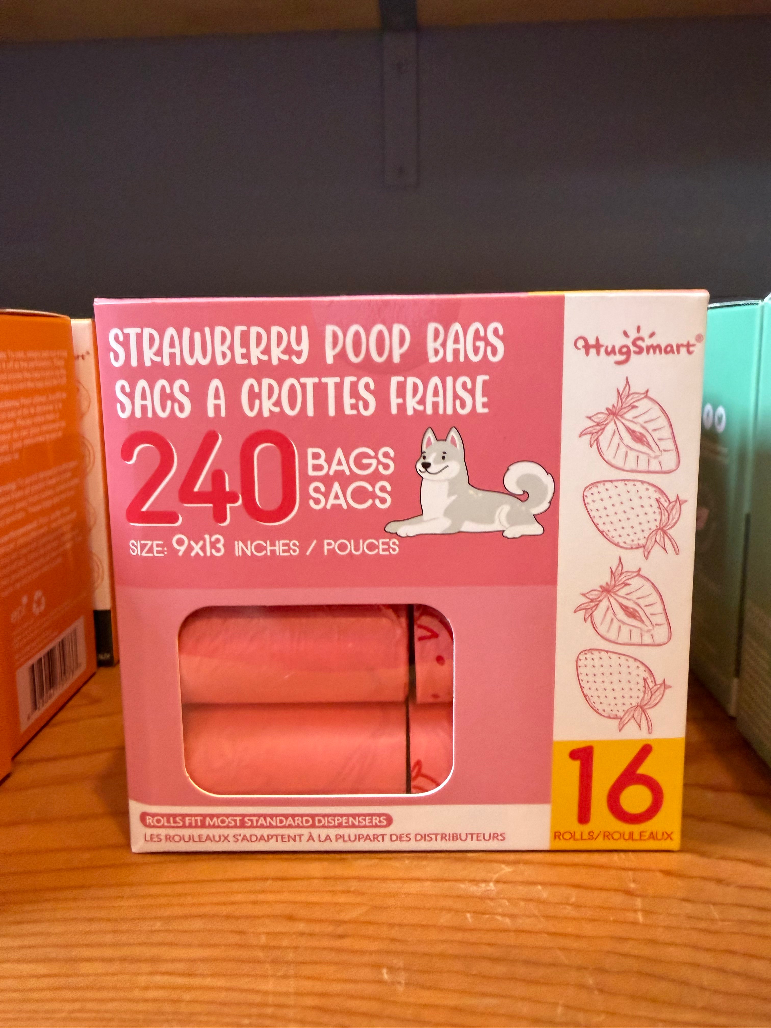 Hugsmart 120 Poop Bags Scented 16 pack