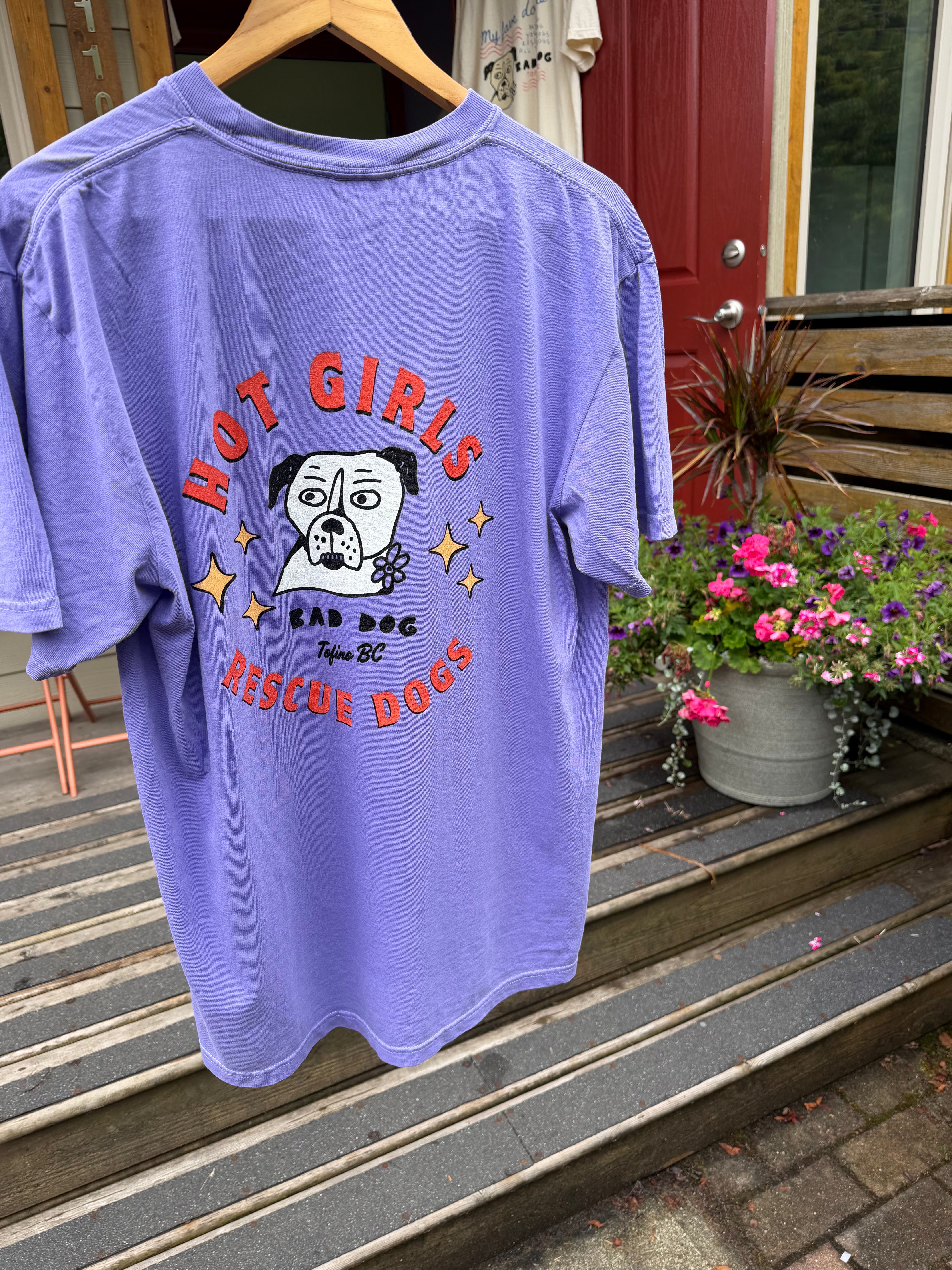 Shirt - Hot Girls Rescue Dogs Violet
