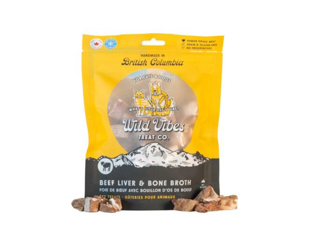 Wild Vibes Beef Liver & Bone Broth Treats