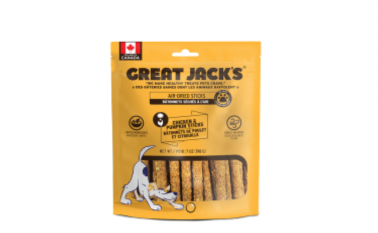 Great Jacks Tendon Stick Chicken + Pumpkin