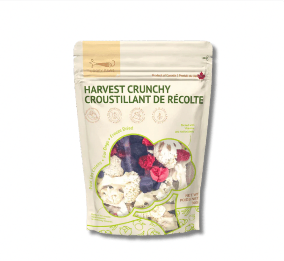 Loopy Paws Freeze Dried Crunchy Harvest Treats