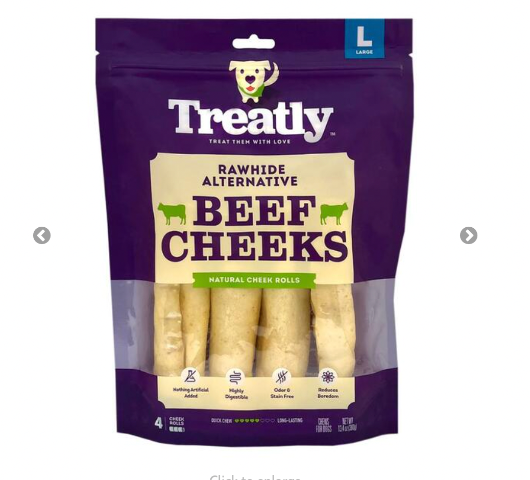 Treatly Beef Cheek 4 pack