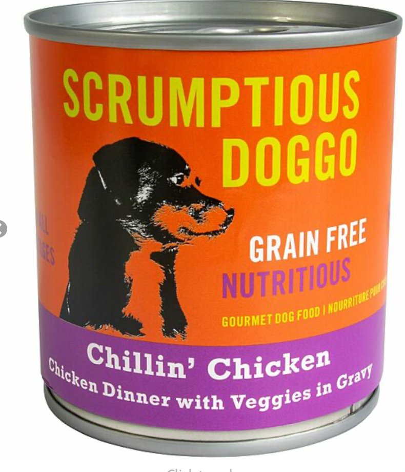 Scrumptious wet food Chicken & Veggie Dinner in Gravy
