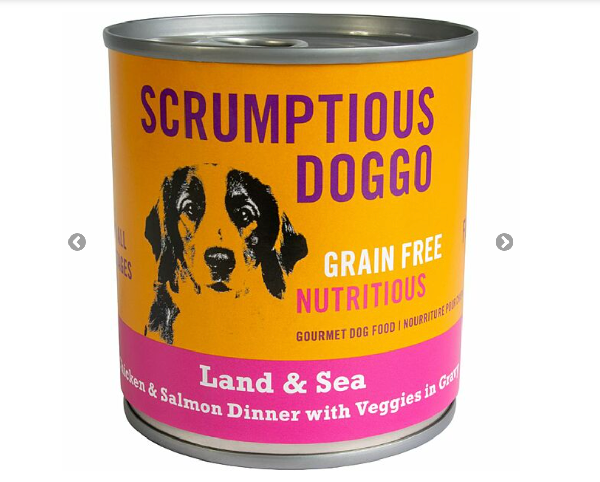 Scrumptious wet food Chicken & Salmon Veggie Dinner