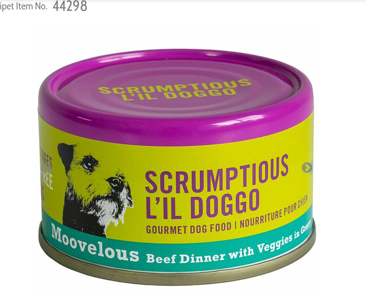 Scrumptious Wet Food Beef & Veggie Dinner SMALL CAN