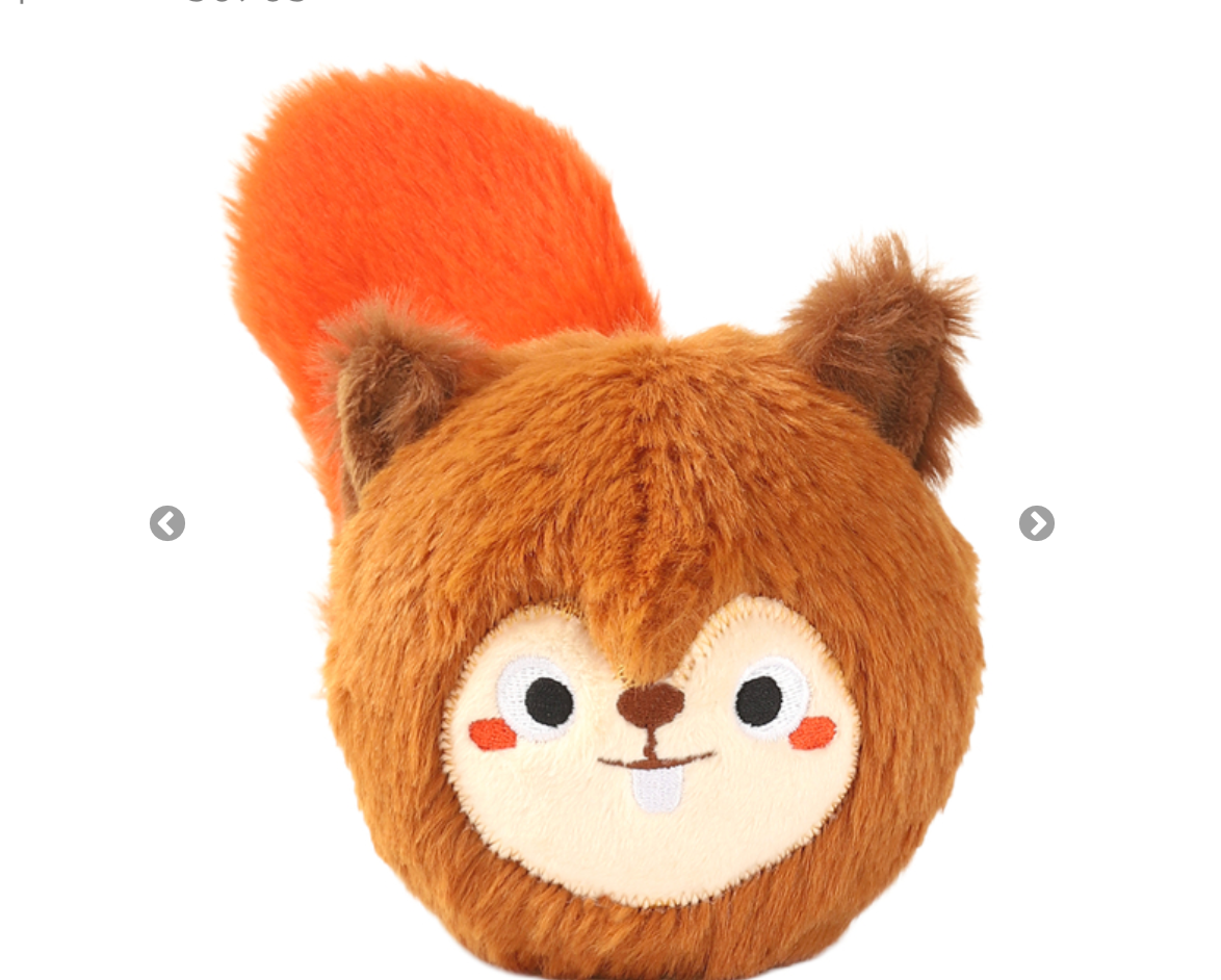 Hugsmart Super Zoo Ball Squirrel