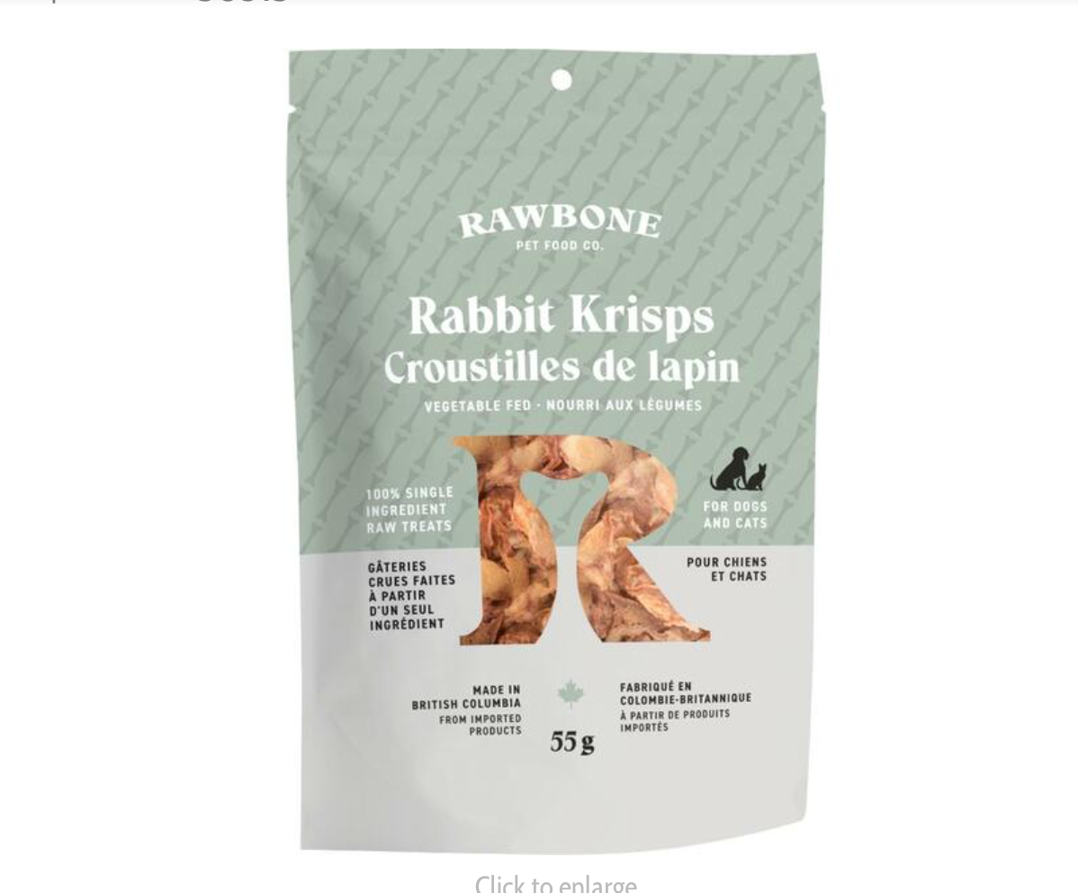 Rawbone Rabbit Crisps