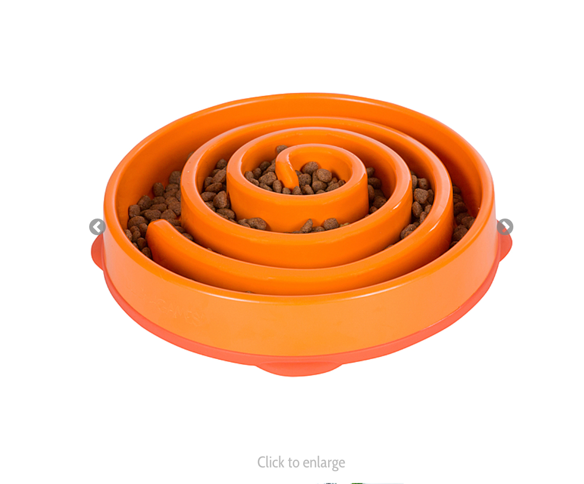 Slow Feeder Outward Hound Orange