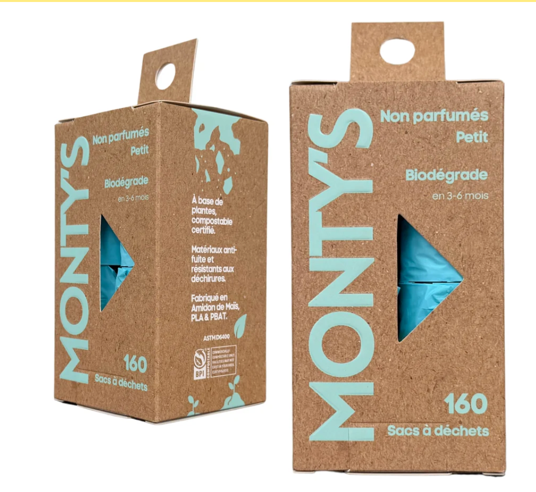 Montys Bags 20 SMALL BAGS Box (8 rolls)
