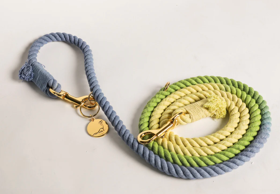 Hands Free Cotton Rope Dog Leash